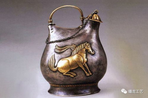 舞馬銜杯紋酒壺 再現大唐盛世風采