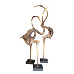 深圳樹脂雕塑廠供應玻璃鋼抽象簡約創(chuàng)意工藝品品種多樣可訂制