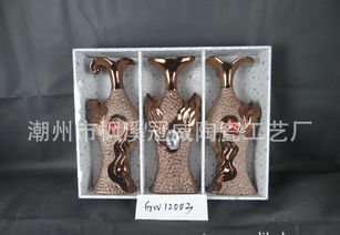 供應(yīng)廠家直銷電鍍陶瓷花插 鏤空花瓶 陶瓷工藝品價(jià)格 廠家 圖片